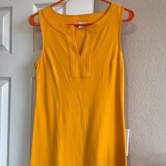NY&Co yellow/gold knee length dress - Picture 1 of 1